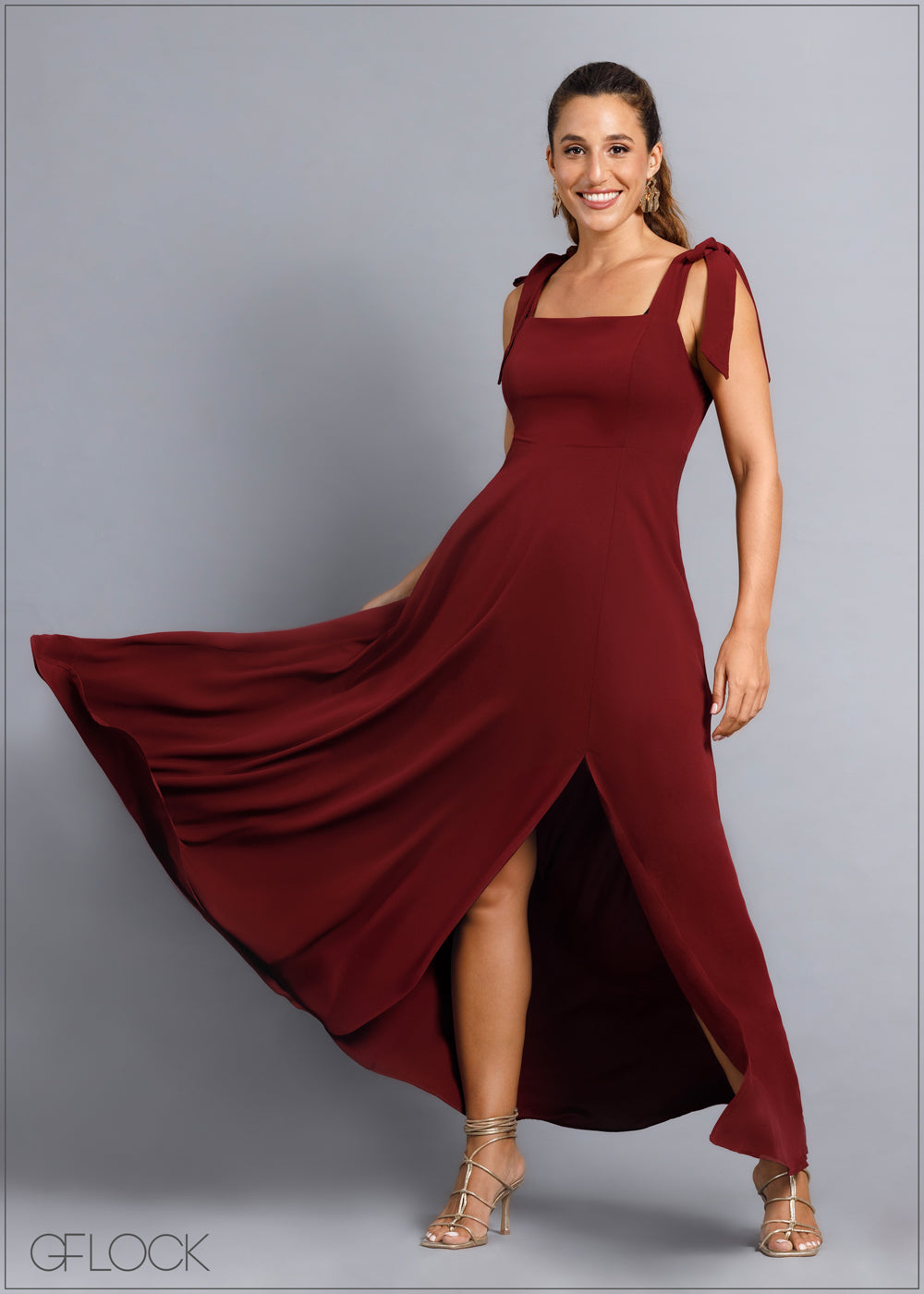 Occasion Evening Dresses Tagged color maroon GFLOCK.LK