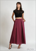 Pleated Detailed Skirt - 171225