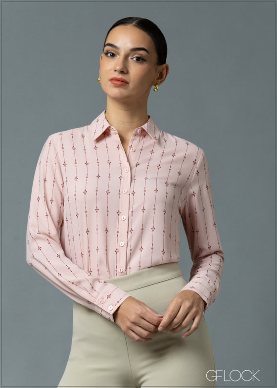 Basic Long Sleeve Shirt - 210725