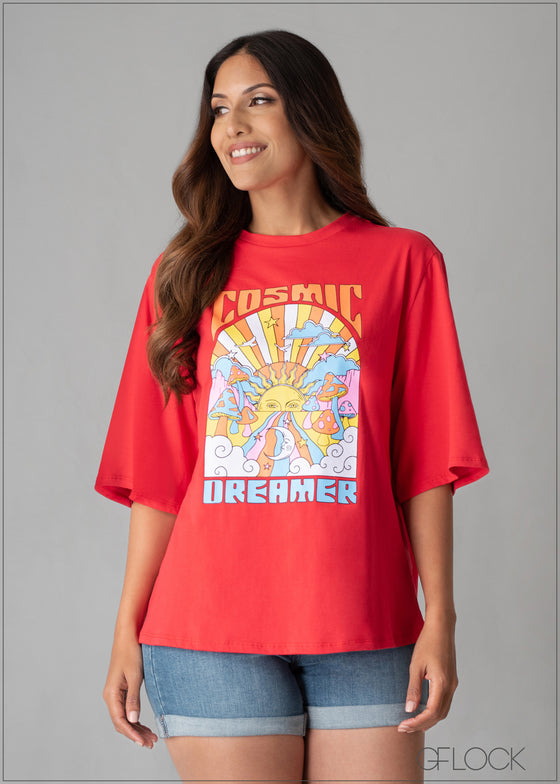 Cosmic Dream Grapic Tee  - 020523