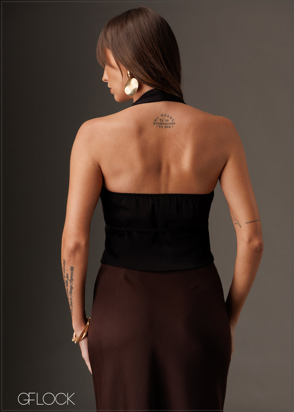 Trim detailed wrap waistcoat