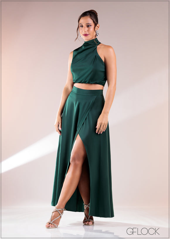 High Waist Maxi Skirt - 211224