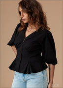 Puff Sleeve Top - 140926