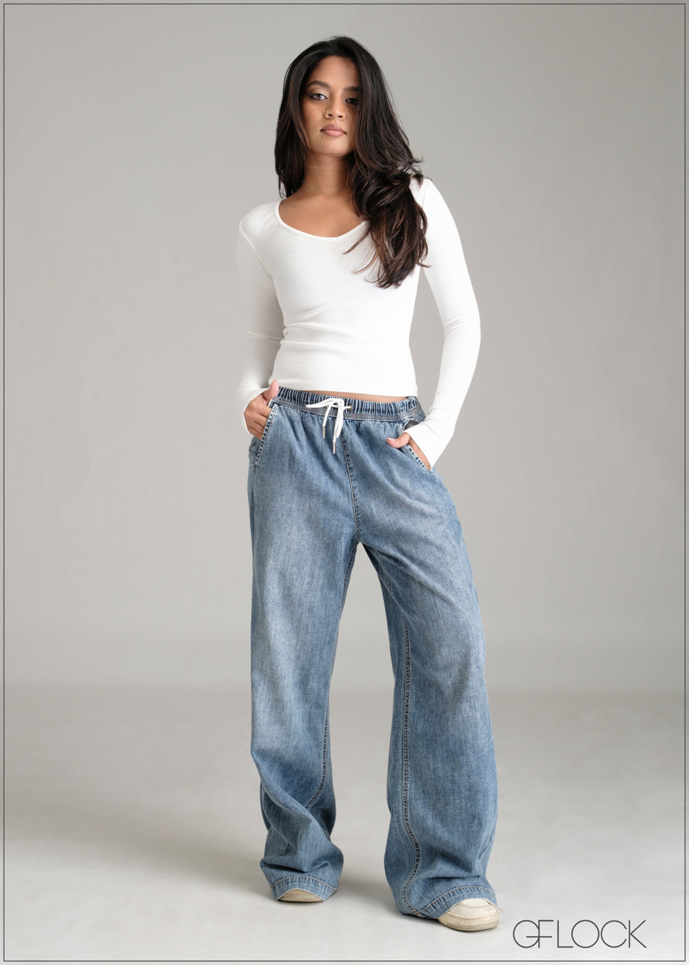 Long Sleeve Rib Top - 061225