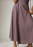 Back Open Dress - 201026