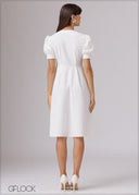 Puff Sleeve Dress - 080526