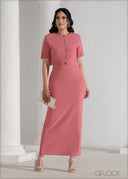 Button Detailed Top - 090625