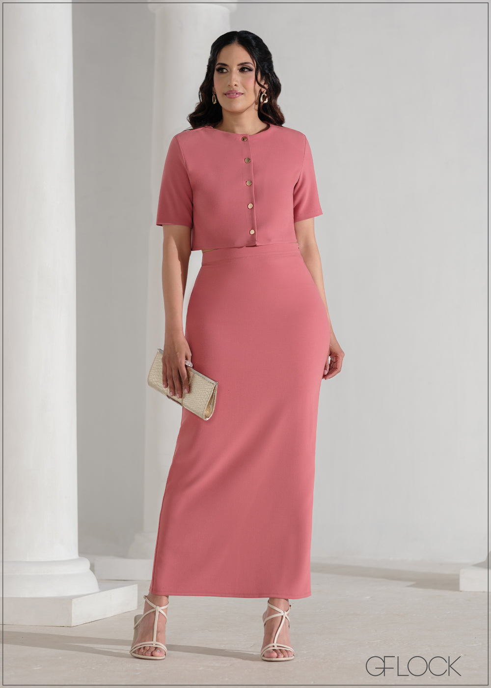 Long Pencil Skirt - 090625