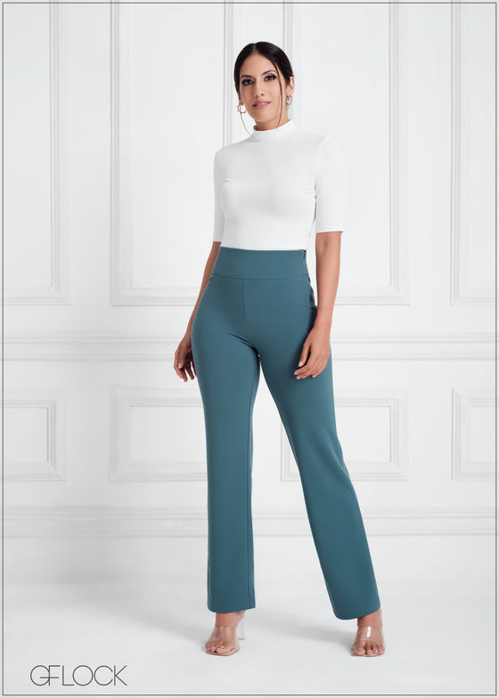 High Waist Straight Leg Pant - 050523