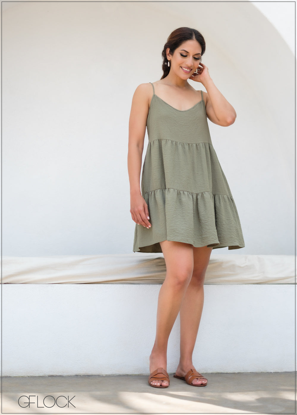 Tiered Short Dress - 171123