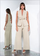 Sleeveless Blazer - 011225