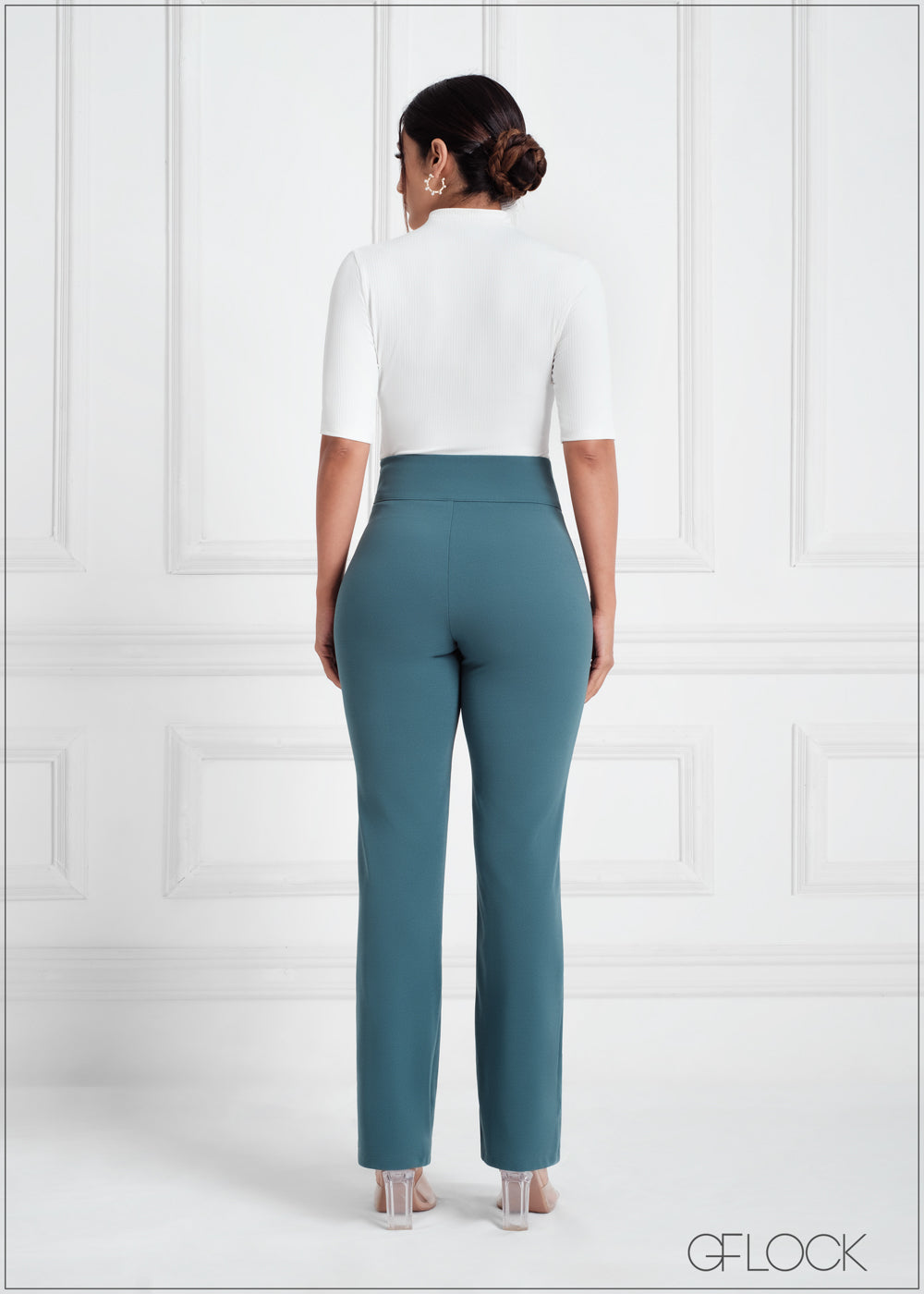 High Waist Straight Leg Pant - 050523