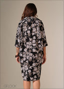 Printed Shirt Dress - 090126