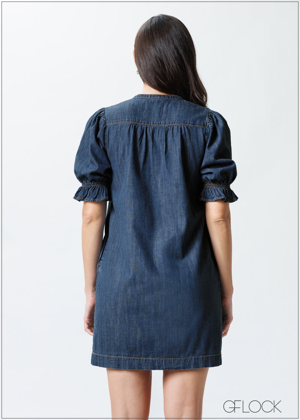 Short Denim Dress - 151025