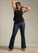 Front Tie Detailed Top - 190925