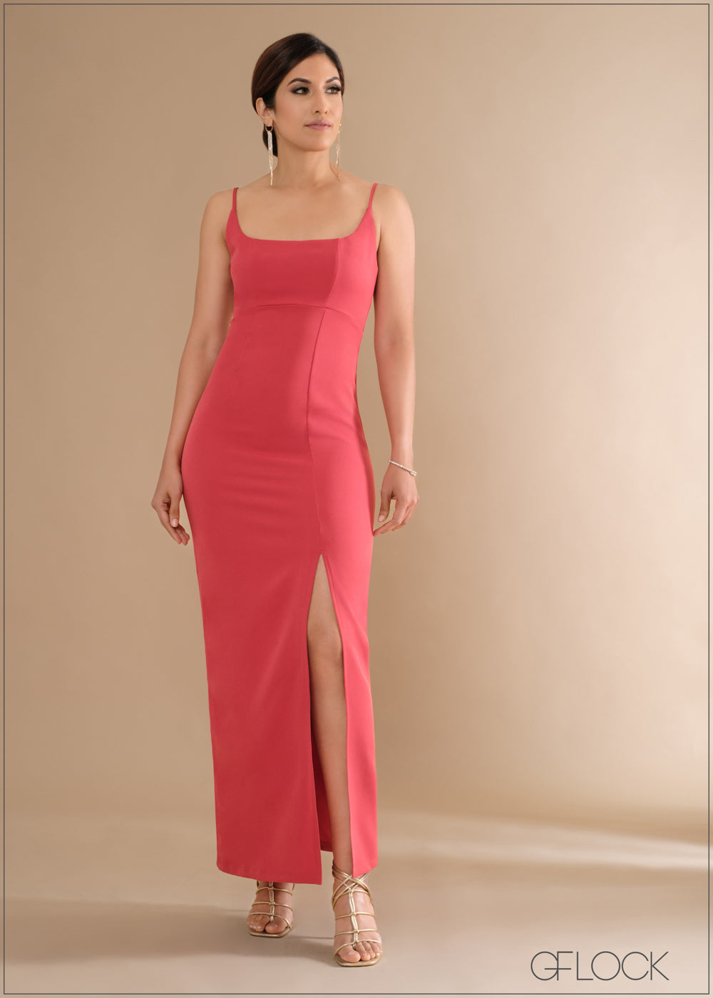 Scoop-Neck Mermaid Maxi Dress - 140324