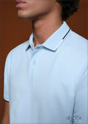 Dot Collar Polo T-Shirt - 080425