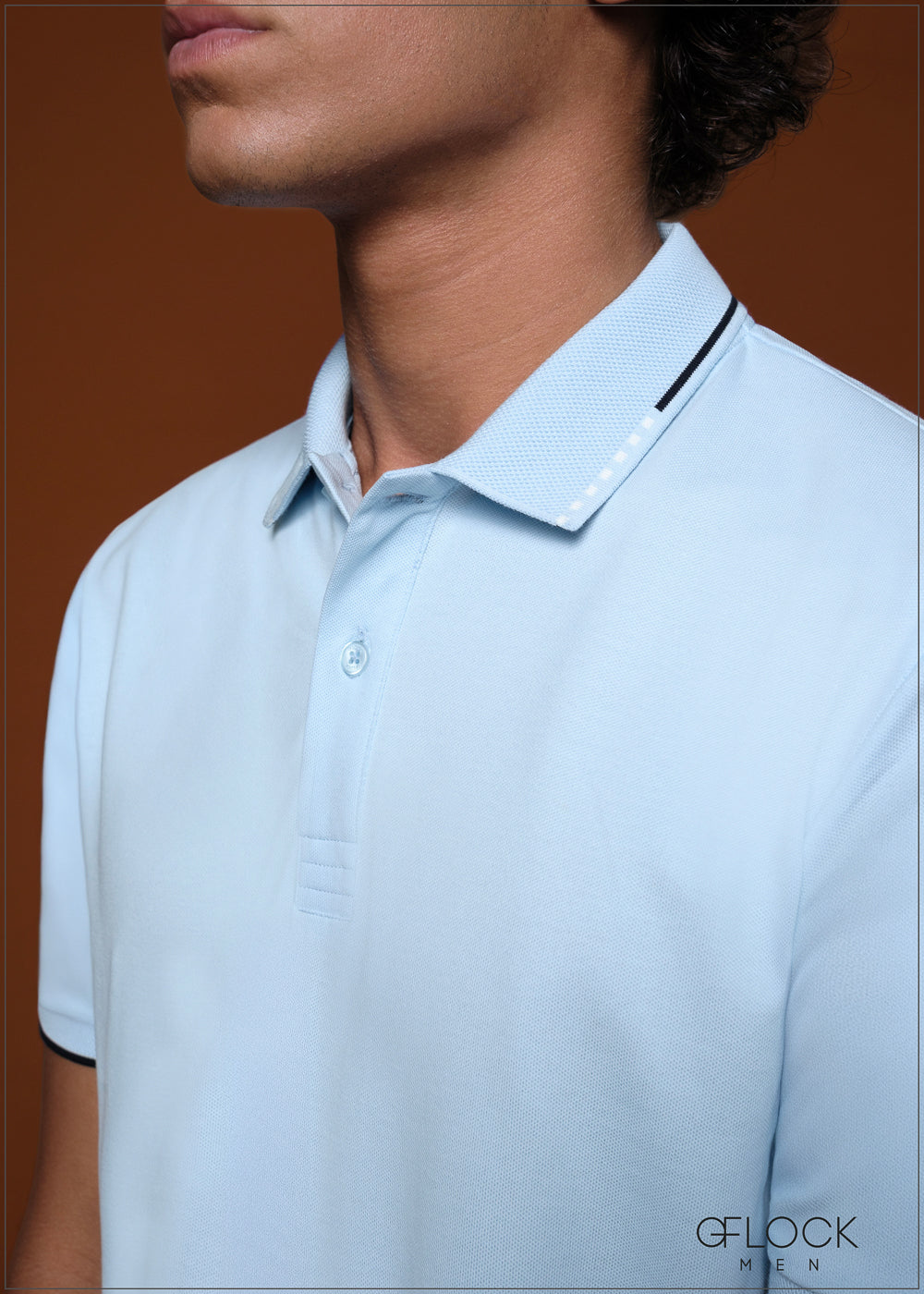 Dot Collar Polo T-Shirt - 080425