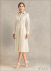 Long Sleeve Shirt Dress - 241123