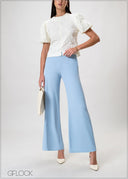 High Waist Straight Leg Pant - 230926W