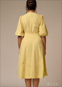 Cotton Wrap Dress - 140926
