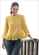 Frill Sleeve Top - 031123