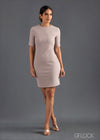 Short Sleeve Basic Dress - 230623