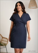 Waist Detailed Dress - 060625