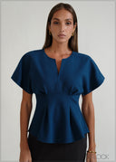 Front Pleated Top - 070926
