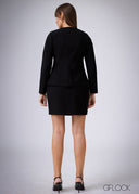 Crew Neck Blazer - 230326