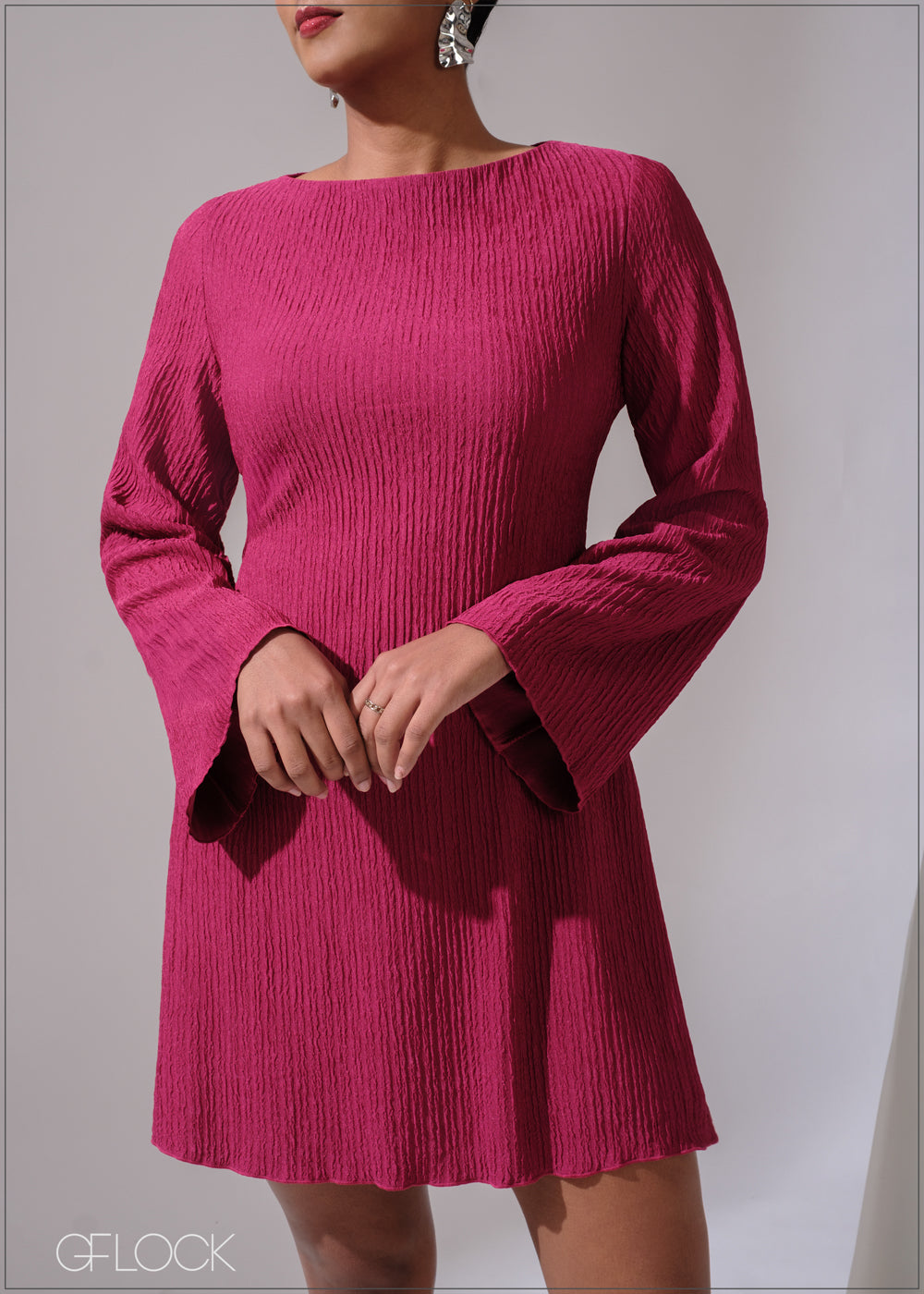 Long Sleeve Mini Dress - 300525