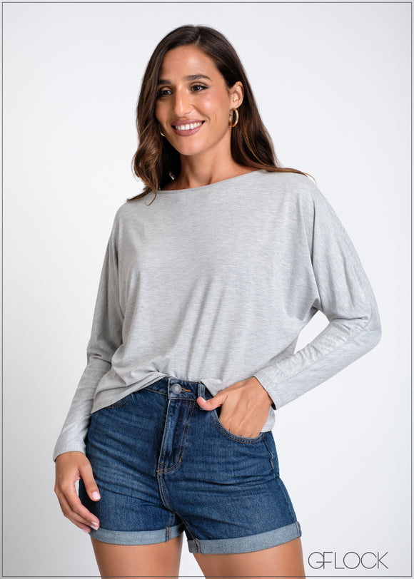 Dolman Sleeve Top - 030225