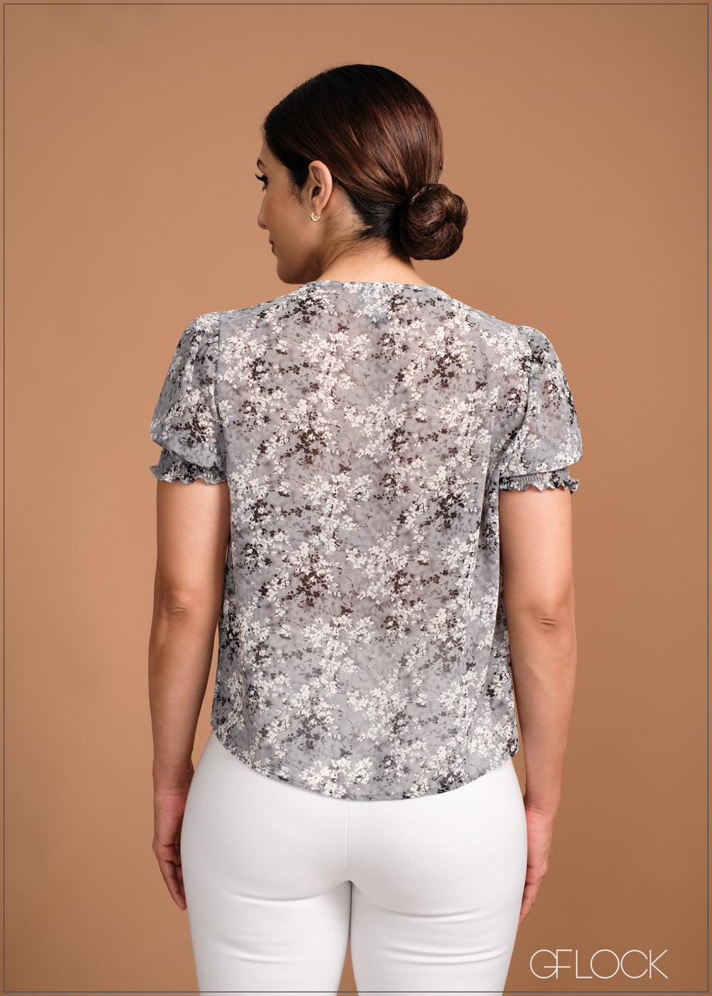 Short Sleeve Puff Top - 120424