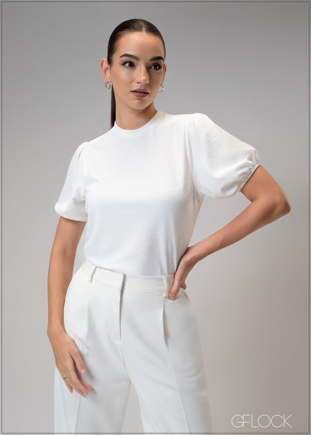 Puff Sleeve Top - 210725