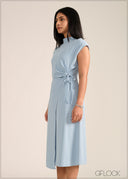 Tie-Up Midi Dress - 261026