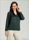 Basic Long Sleeve Shirt - 080825