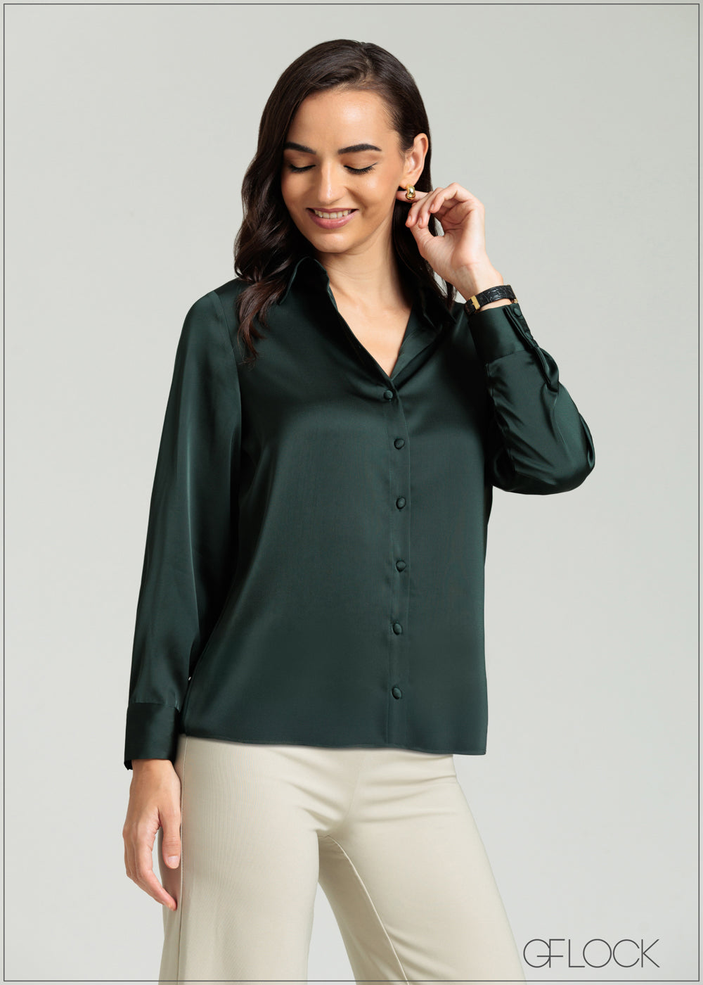 Basic Long Sleeve Shirt - 080825