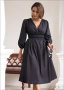 Waist Detail Dress - 230525