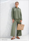 Wide Leg Pull On Pant - 210224