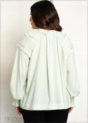 Embroidered Full Sleeve Blouse - 140625