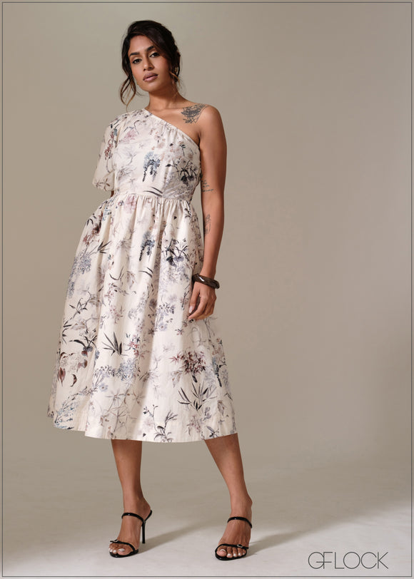 One Shoulder Dress - 241125