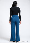 High Waist Bootleg Pant - 260525