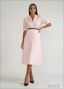 Textured Midi Dress - 070926