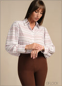 Puff Sleeve Top - 020226