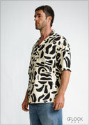 Revere Collar Short Sleeve Shirt - 260426