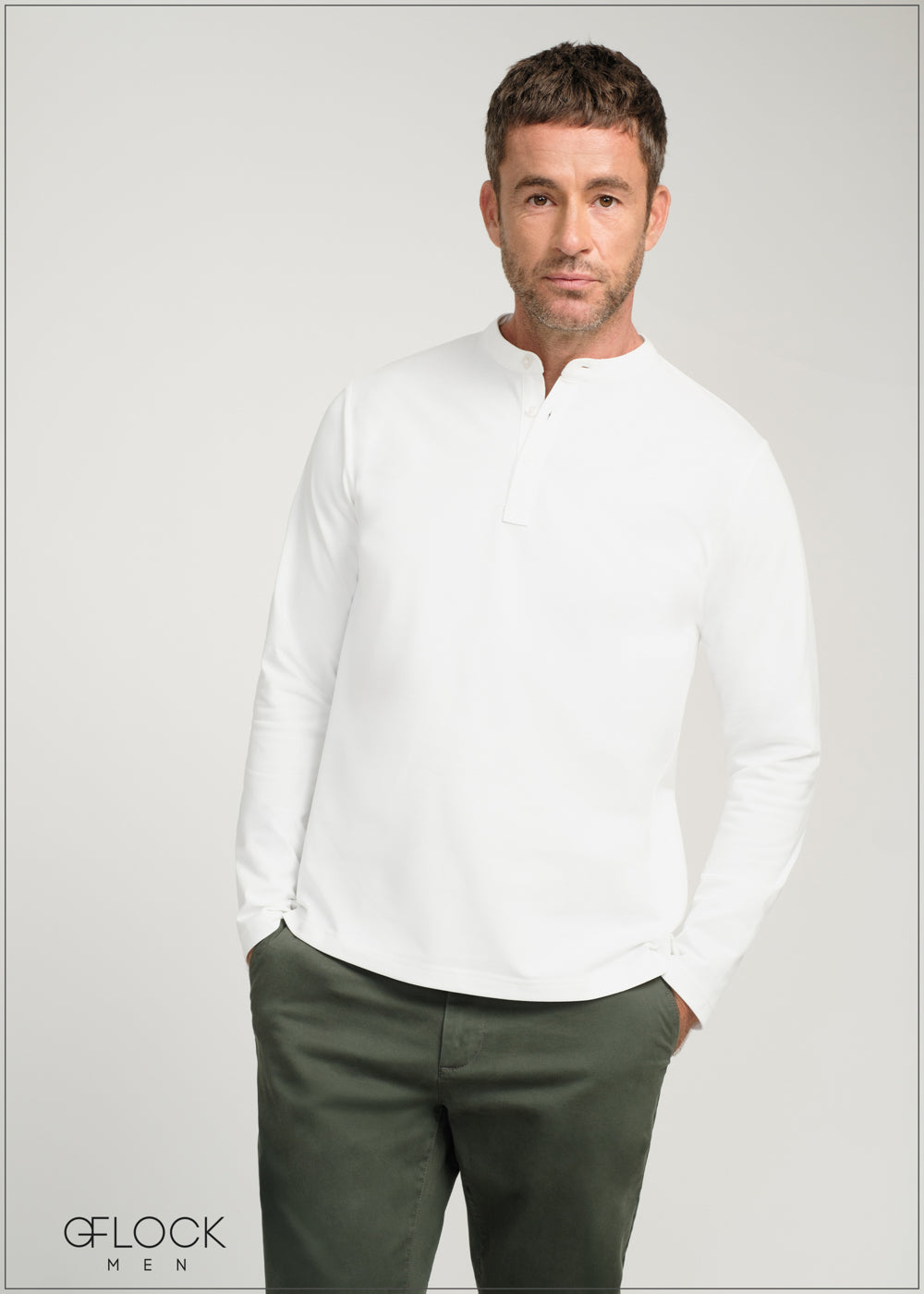 Long Sleeve Henley - 120425