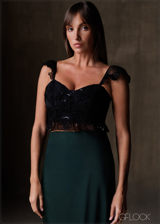 Bustier Detailed Corset Top - 191225