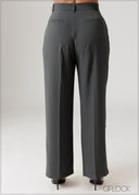 High Waist Pleated Pant - 230926W