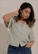 Camp Collar Top - 271025