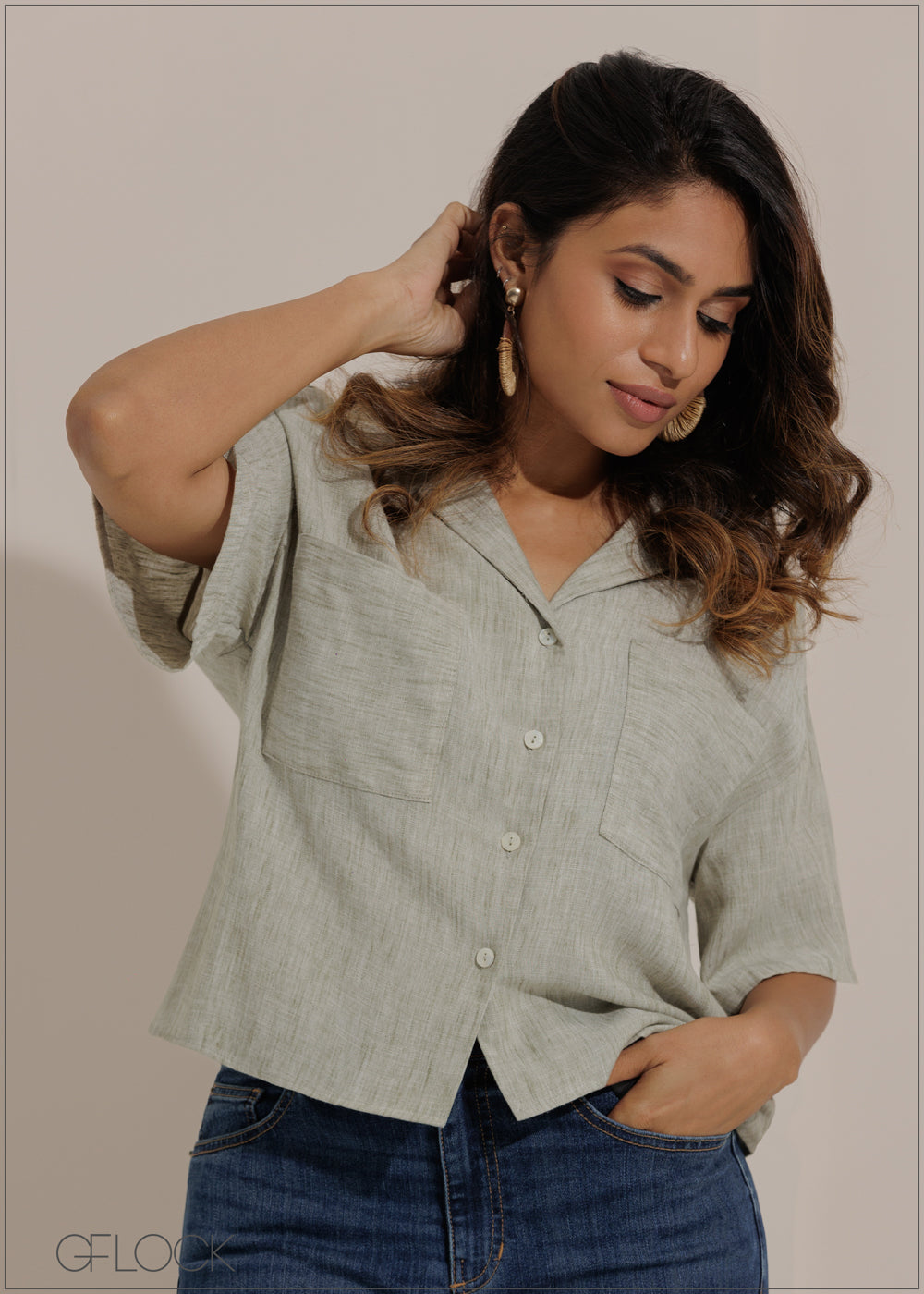 Camp Collar Top - 271025